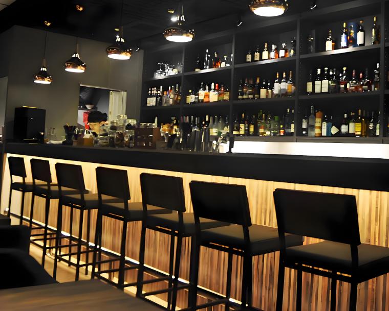 酒吧吧台led灯条的设计与布局